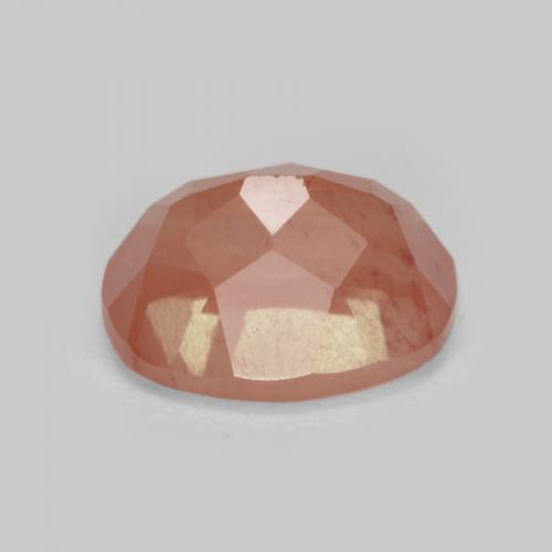 1.64克拉天然中长石拉长石，椭圆形切割，VVS-VS