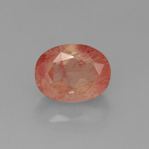 2.07克拉天然中长石拉长石，透明，透明/半透明