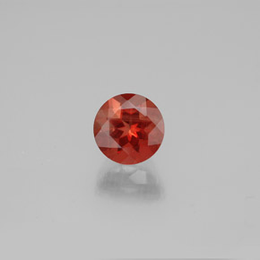 0.80克拉天然中长石拉长石，圆形切割，VVS-VS