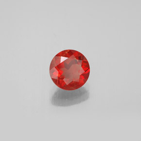 0.76克拉天然中长石拉长石，圆形切割，VS