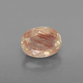 1.49克拉天然中长石拉长石，透明，透明/半透明