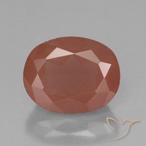 3.10ct 天然 腮红 中长石拉长石, 椭圆形, 透明/半透明