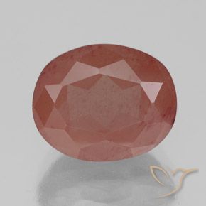 3.87ct 天然 中红 中长石拉长石, 椭圆形, 透明/半透明