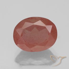2.70ct 天然 腮红 中长石拉长石, 椭圆形, 透明/半透明