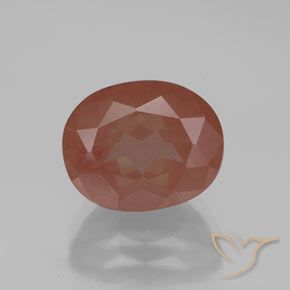 4.21克拉天然中长石拉长石，透明，透明/半透明