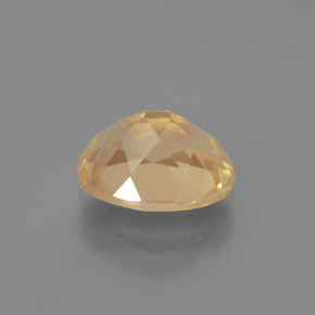 2.70克拉天然中长石拉长石，椭圆形切割，透明