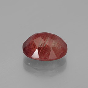 2.73克拉天然中长石拉长石，椭圆形切割，半透明