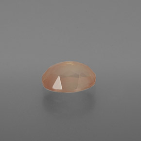 1.38克拉天然中长石拉长石，椭圆形切割，透明