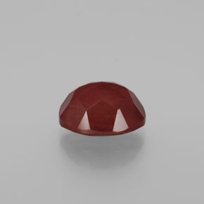 4.09克拉天然中长石拉长石，椭圆形切割，半透明