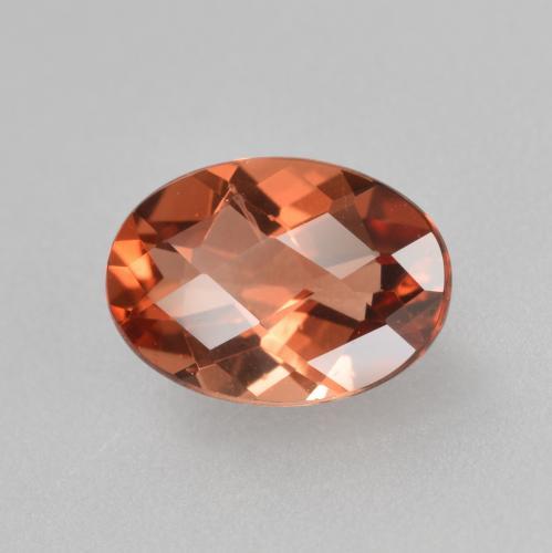 0.64克拉天然中长拉长石，椭圆形切割，VVS