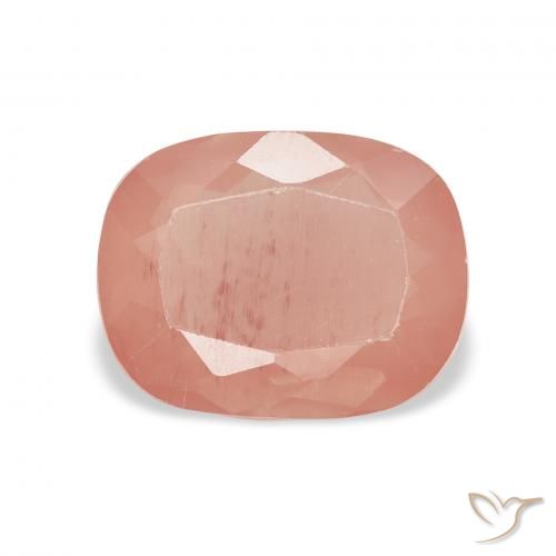 1.99ct 天然 红橙色 中长石拉长石, 软垫, 透明