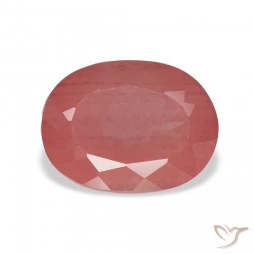 2.69ct 天然 腮红 中长石拉长石, 椭圆形, 透明