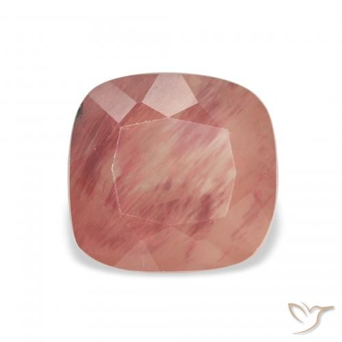 2.88ct 天然 中红 中长石拉长石, 软垫, 半透明