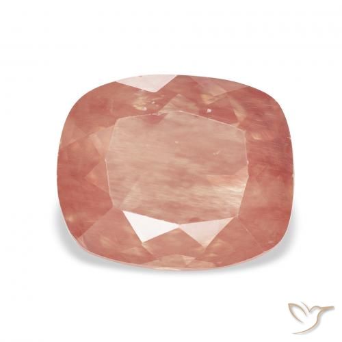 2.68ct 天然 中红 中长石拉长石, 软垫, 透明