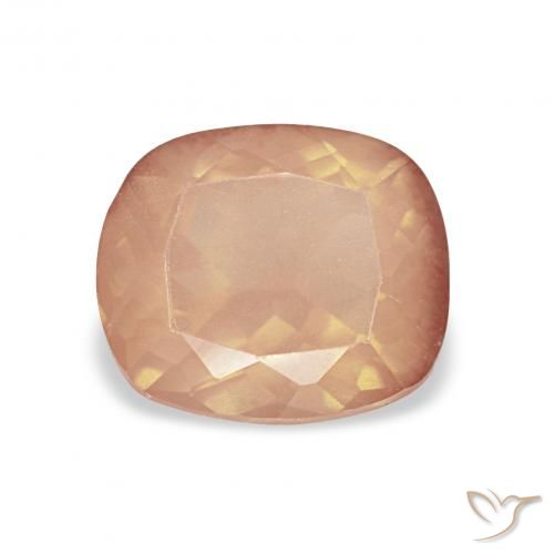 1.76ct 哈密瓜橙 中长石拉长石, 软垫, 透明