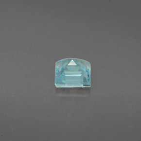 0.63克拉天然磷灰石，方形，4.8×4.8毫米，VS
