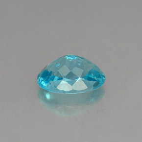 0.89克拉天然磷灰石，椭圆形切割，7.1×5.1毫米，VVS-VS