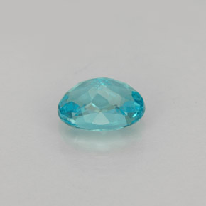0.95克拉天然磷灰石，椭圆形切割，6.9×4.9毫米，VS