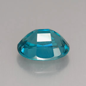 3.24克拉天然磷灰石，椭圆形切割，10.2×8.1毫米，VVS-VS