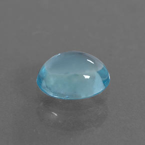 0.39克拉天然磷灰石，椭圆形切割，5.1×4毫米，透明