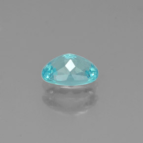 0.54克拉天然磷灰石，椭圆形切割，6.1×4.1毫米，VS