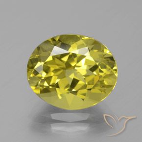 5.60ct 天然 菠萝黄 磷灰石, 椭圆形, VS