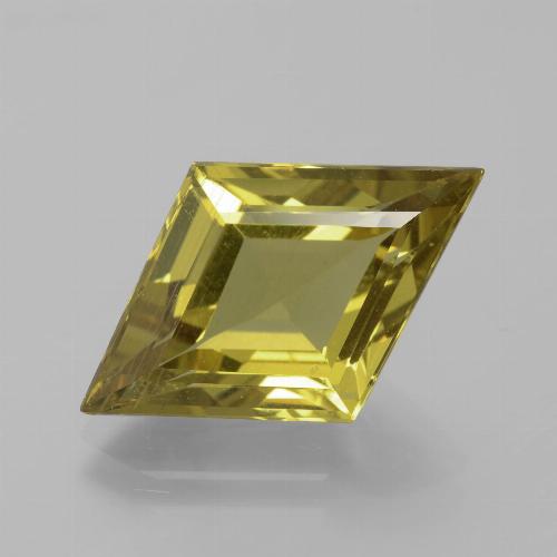 6.89克拉天然黄色磷灰石，异形，18.8×12.2毫米，VS