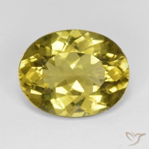 7.06ct 天然 棕黄色 磷灰石, 椭圆形, VS