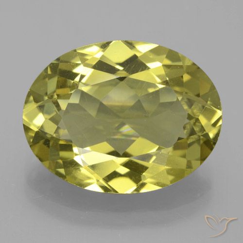 9.60ct 天然 土黄色 磷灰石, 椭圆形, VS