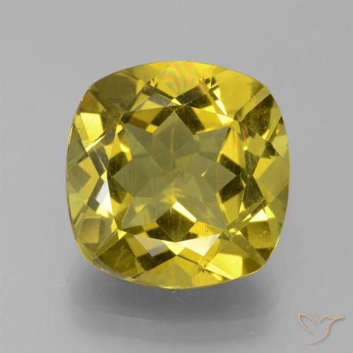 9.42ct 天然 第戎黄 磷灰石, 软垫, VS
