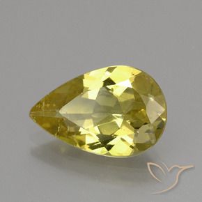 2.97克拉天然磷灰石，梨形，VS-SI