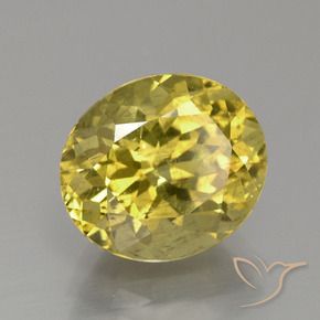 3.98克拉天然磷灰石，椭圆形，VS