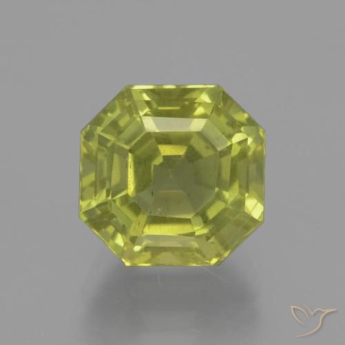 6.16ct 天然 温暖的森林绿 磷灰石, 祖母绿式切割, VS-SI