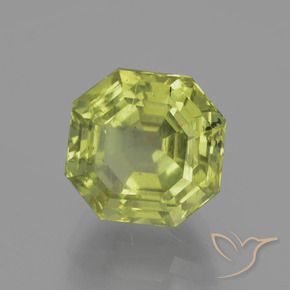 8.10克拉天然绿色磷灰石，祖母绿式切割，10.9×10.6毫米，VS-SI