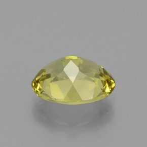3.80克拉天然黄色磷灰石，椭圆形切割，11.3×9.1毫米，VVS-VS