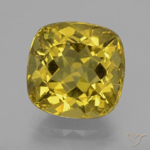 10.14ct 天然 第戎黄 磷灰石, 软垫, VS