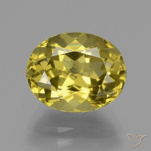 5.50ct 天然 棕黄色 磷灰石, 椭圆形, VS