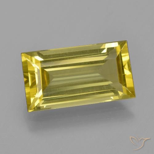 5.11ct 天然 棕黄色 磷灰石, 狭长方形, VS
