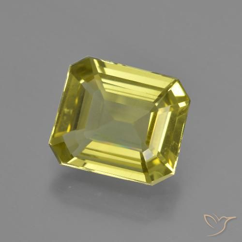 3.23ct 天然 淡黄色 磷灰石, 祖母绿式切割, VS