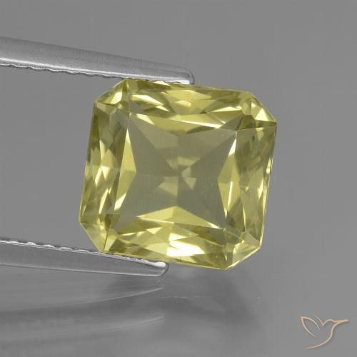 3.73ct 天然 绿黄色 磷灰石, 祖母绿式切割, VVS-VS