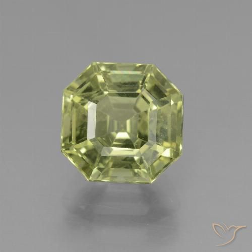 3.46ct 天然 浅绿色 磷灰石, 祖母绿式切割, VS