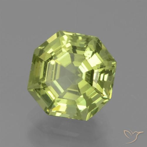1.94ct 天然 淡黄色 磷灰石, 祖母绿式切割, VS