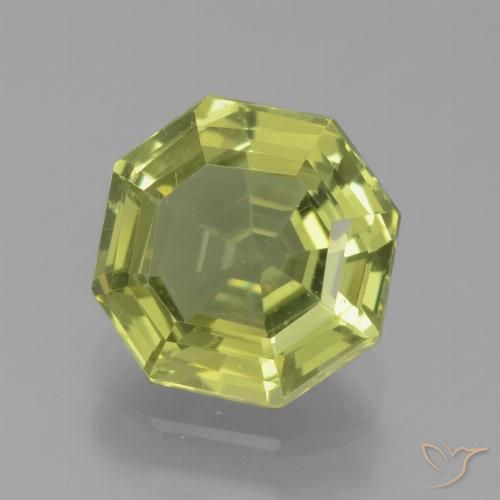 2.02ct 天然 中黄色 磷灰石, 祖母绿式切割, VVS-VS