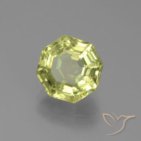 2.81克拉天然磷灰石，八边形，VS