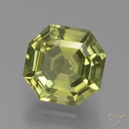 1.93ct 天然 中黄色 磷灰石, 祖母绿式切割, VS