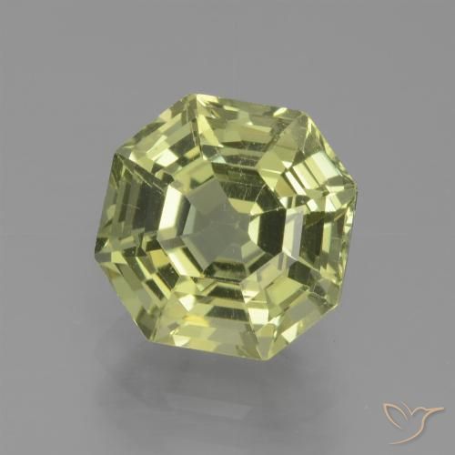2.66ct 天然 黄绿色 磷灰石, 祖母绿式切割, VS