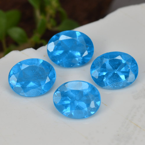 1.33天然磷灰石，椭圆形切割，4.9×4毫米，VS-SI