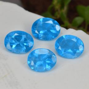 1.33天然磷灰石，椭圆形切割，4.9×4毫米，VS-SI