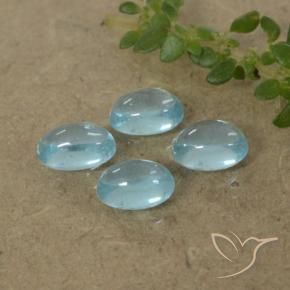 1.37克拉天然磷灰石，椭圆形，透明