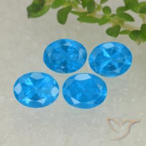 1.57克拉天然磷灰石，椭圆形，VS-SI